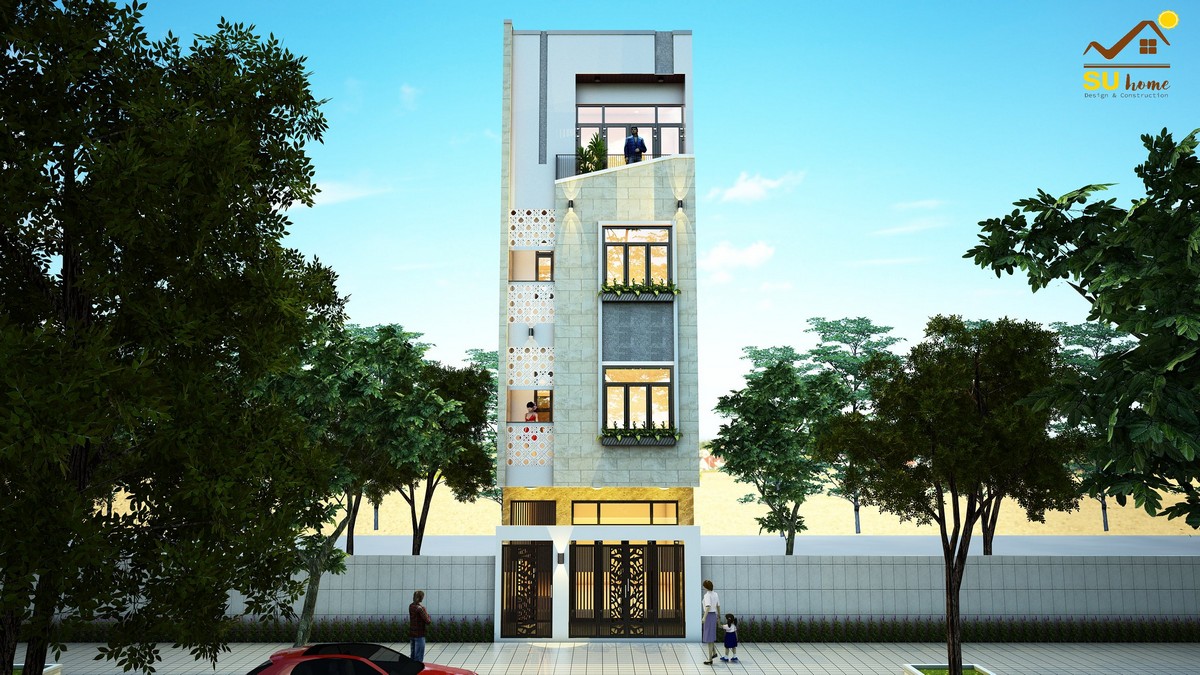 Nhà ở kết hợp căn hộ cho thuê chú Bằng - 04 tầng